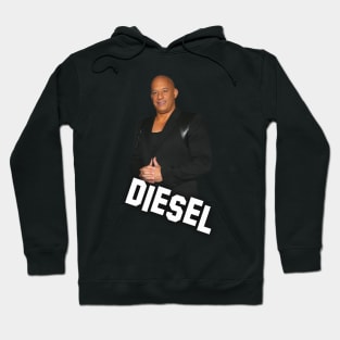 Vin Diesel - Inscription Diesel - Digital art #8 Hoodie